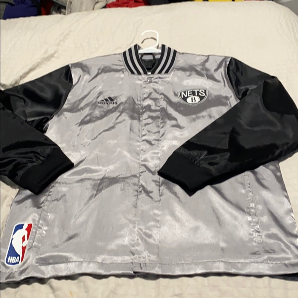 BROOKLYN NETS warmup jacket
